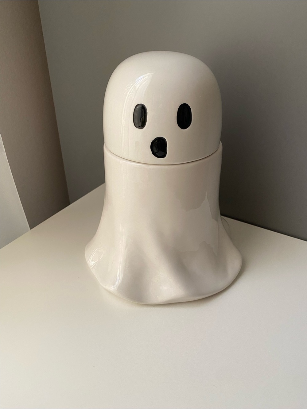 Celebrate it Halloween Ghost Ceramic Cookie Jar Boo 👻